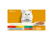 Gourmet Gold Duó �Élmény nedves macskaeledel 4 x 85 g (340 g)