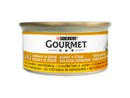 Gourmet Gold csirkével és májjal szószban nedves macskaeledel 85 g