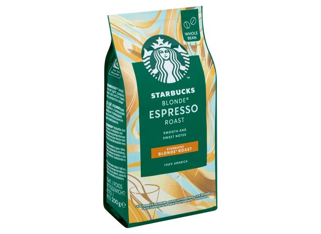 Starbucks Blonde Espresso Roast pörkölt szemeskávé 200 g