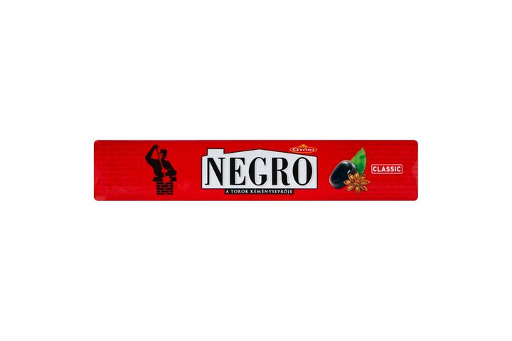 Győri Negro Classic mentol-ánizs ízű töltött keménycukorka 45 g