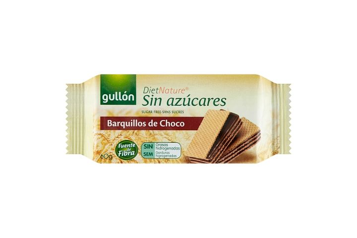 Gullón Zero Sugar Free Chocolate Wafer with Sweeteners 60 g