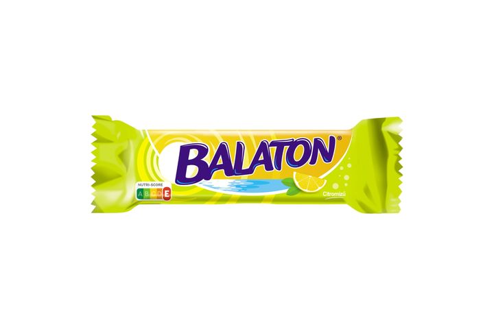 Balaton Wafer Filled with Lemon Flavoured, Coated in Cocoa Milk Dollop 27 g