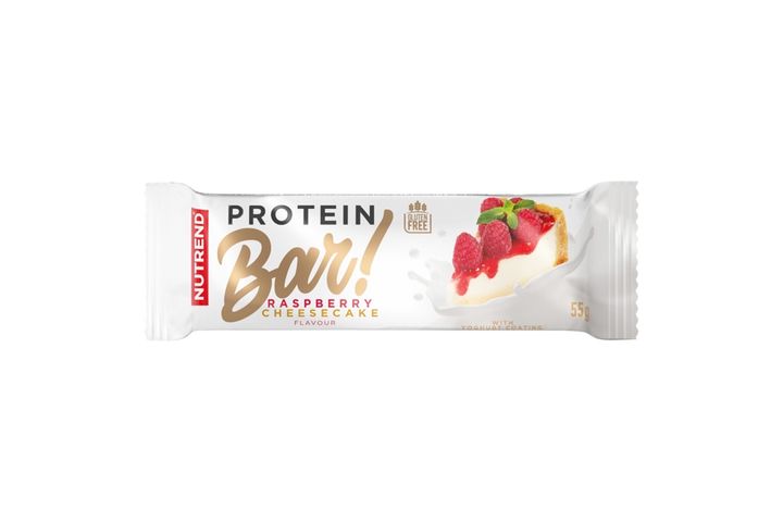 Nutrend Protein Bar Raspberry Cheesecake Flavoured Protein Bar with Added Vitamins | 55 g