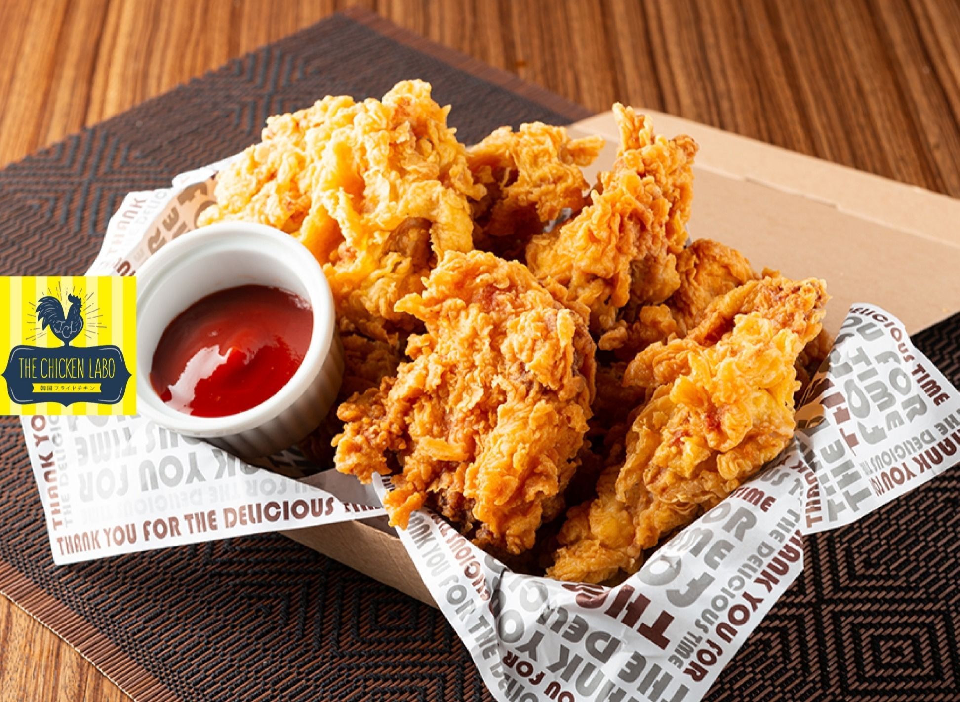 フードパンダ 韓国フライドチキン The Chicken Labo 東三国店 デリバリーサービスをosakaで