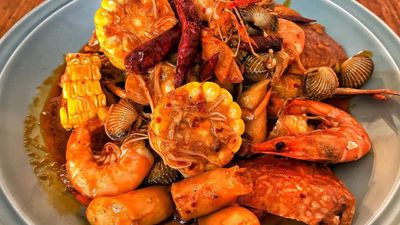 គ្រឿងសមុទ្រក្រឡុក 5 រស់ជាតិ (ប៉ោយប៉ែត)