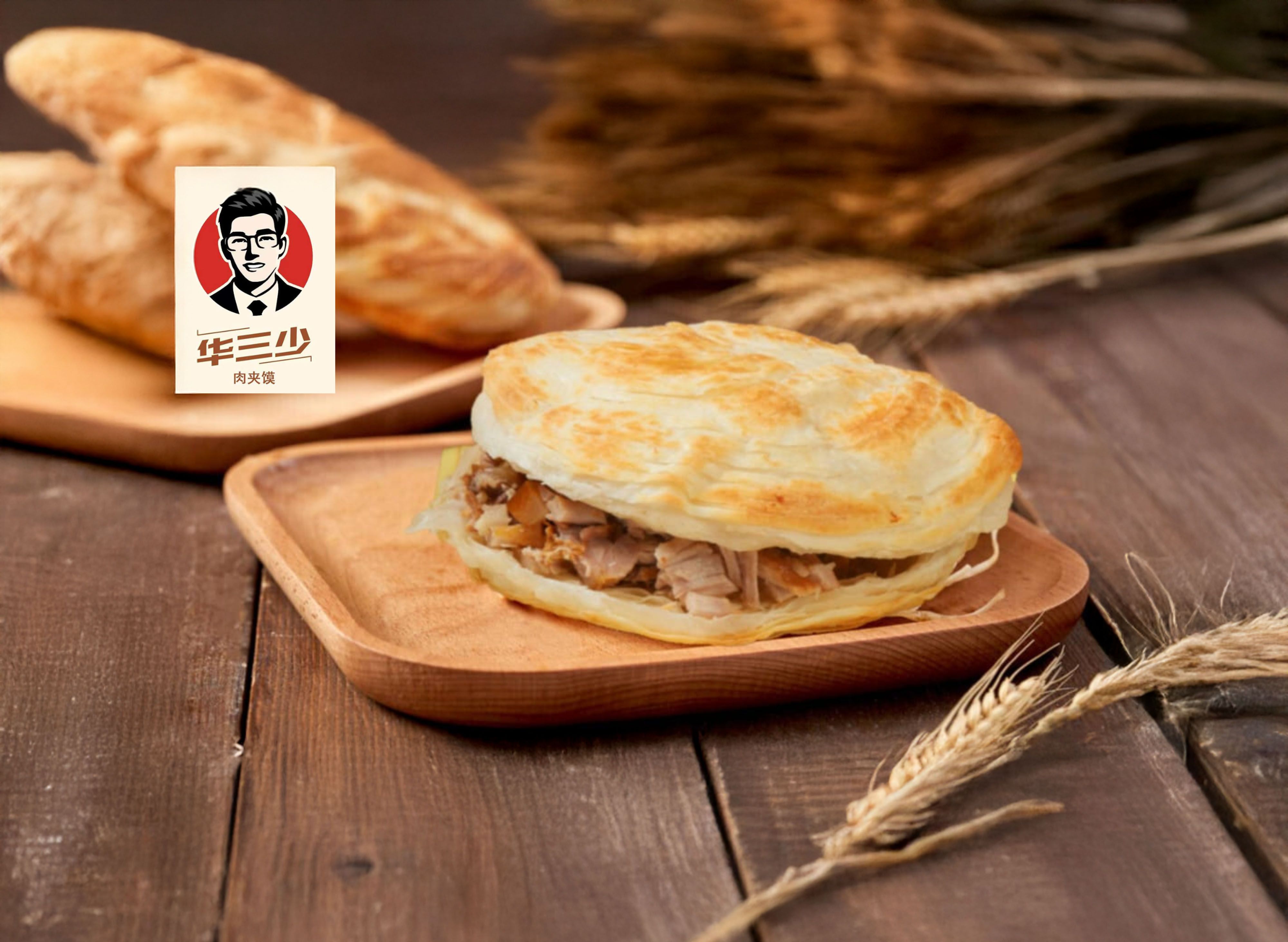 ເບີເກີຈີນ 华三少肉夹馍 vendor logo