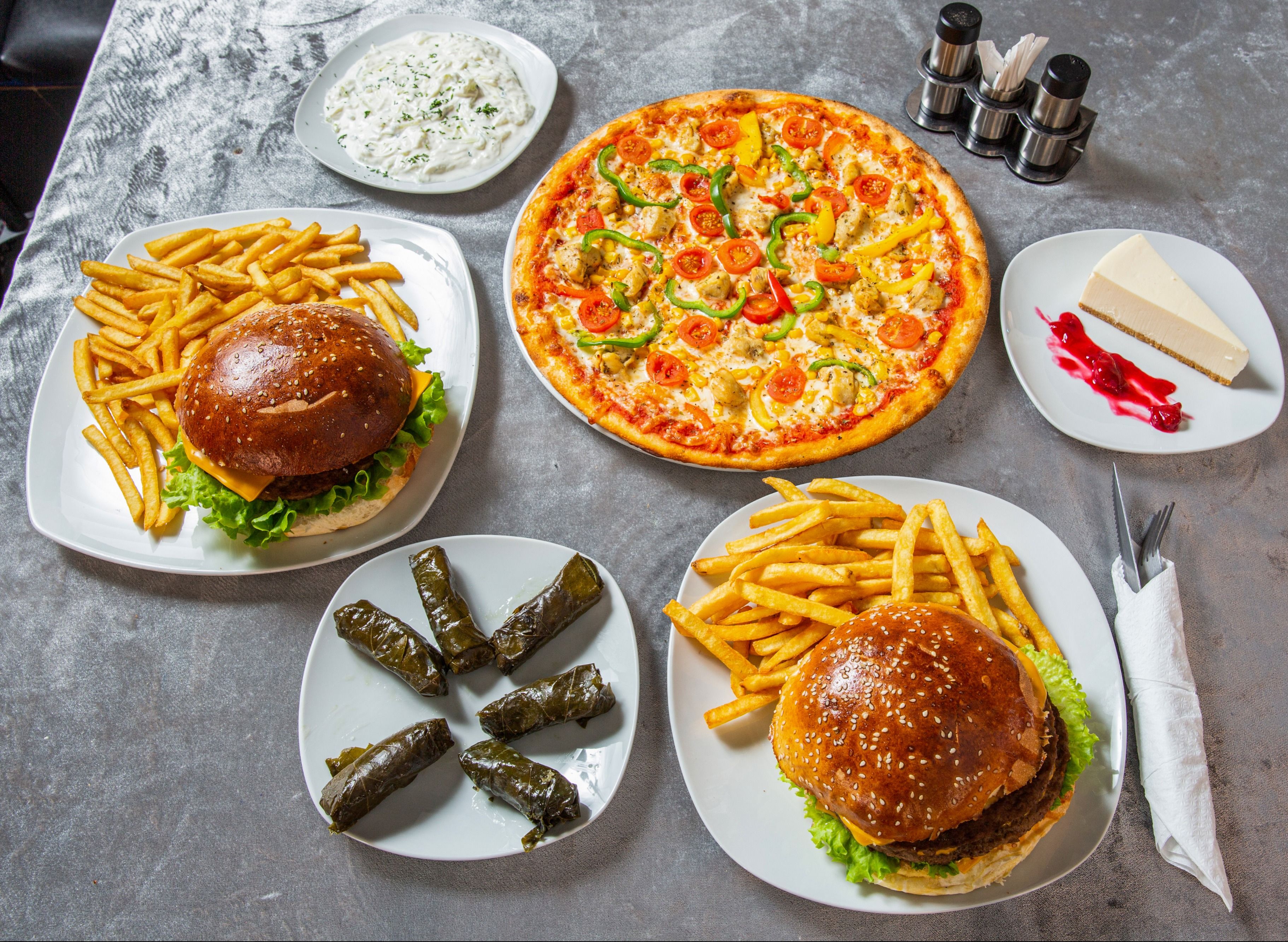 Okay Pizza & Burger vendor logo