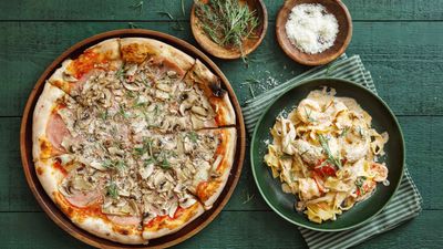Pasta fresca am Flugplatz