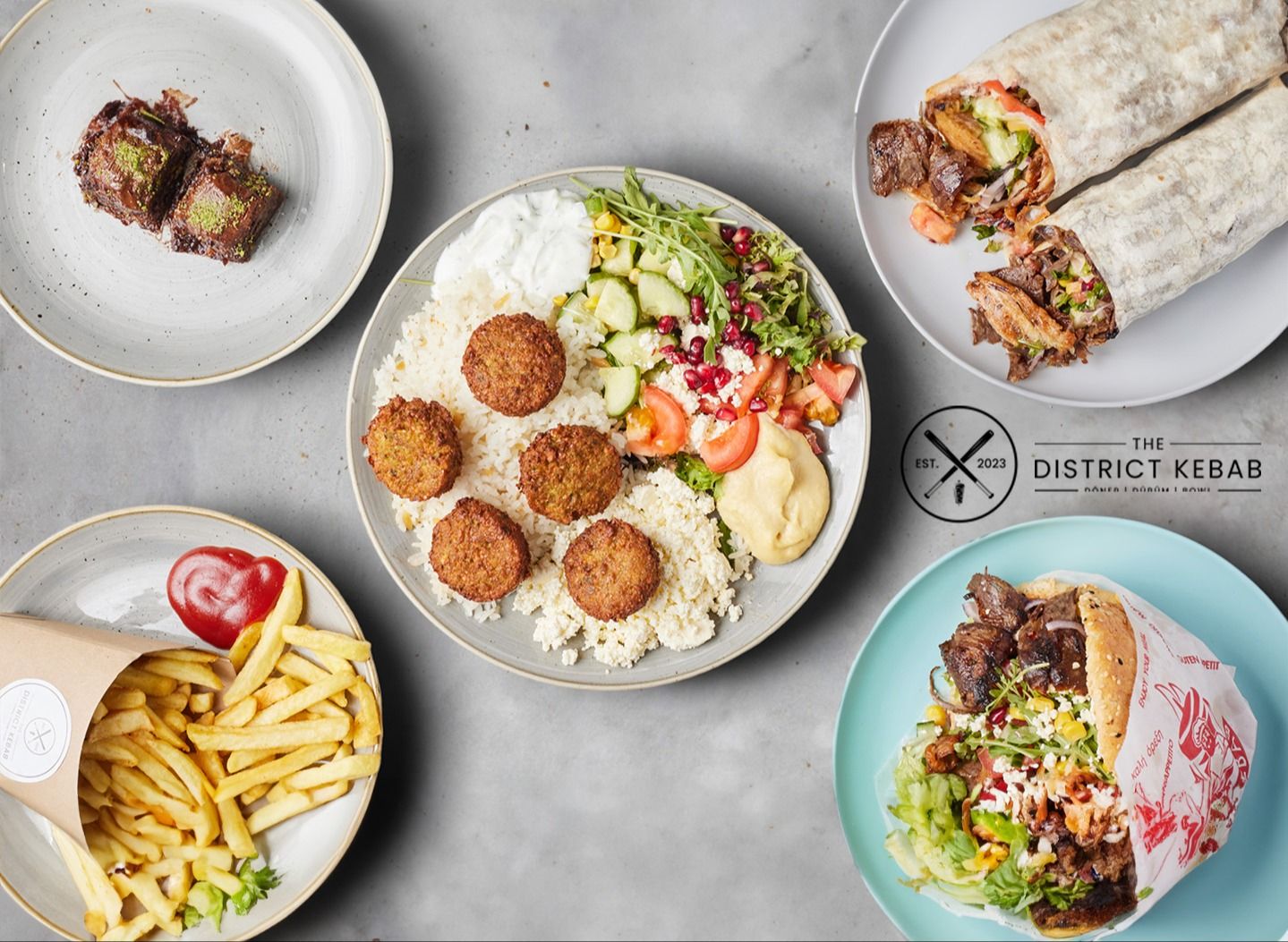 The District Kebab vendor logo