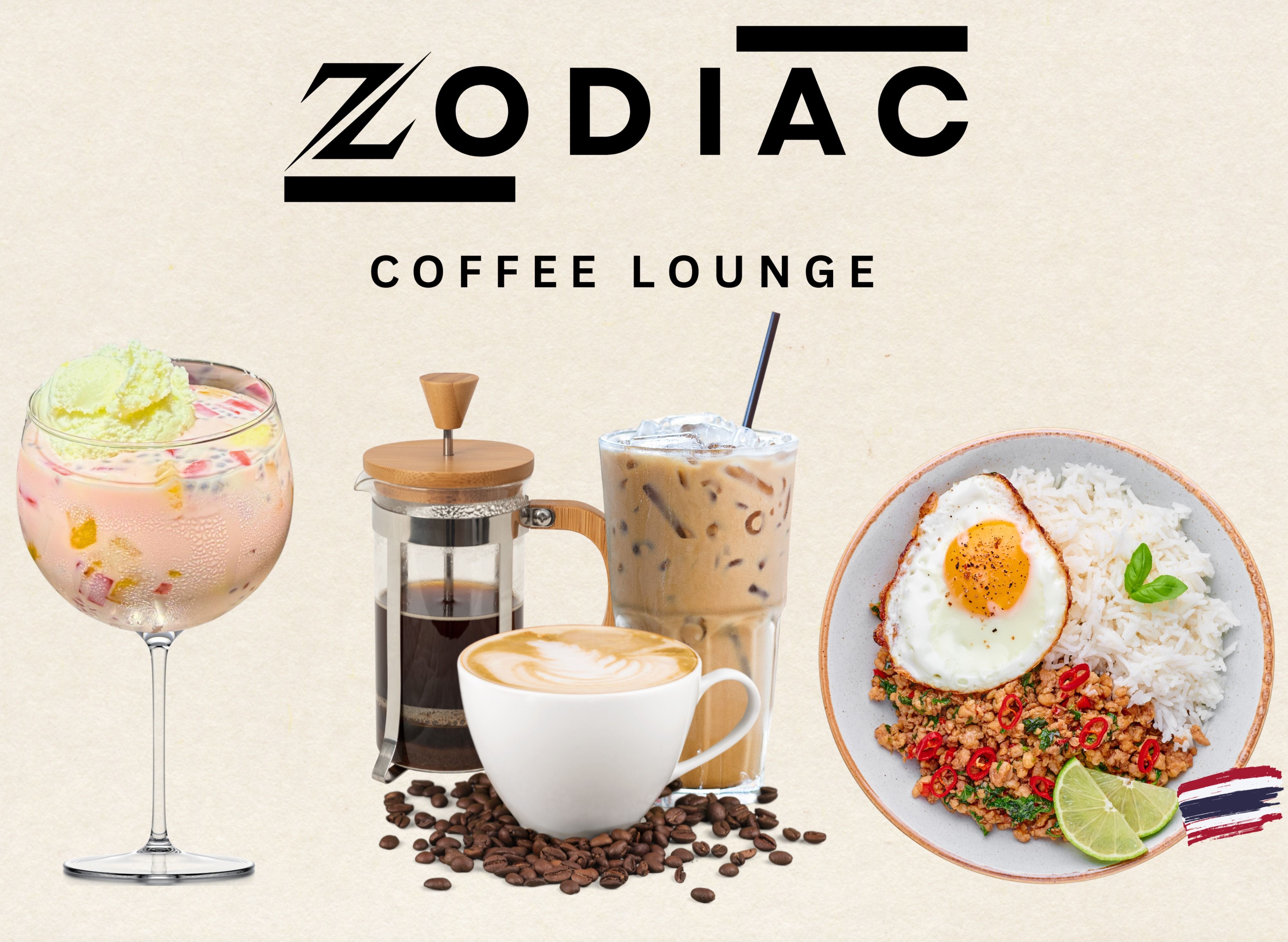 Zodiac cafe menu