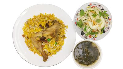Shwe Nyaung Pin Biryani & Chicken Salad (Insein)