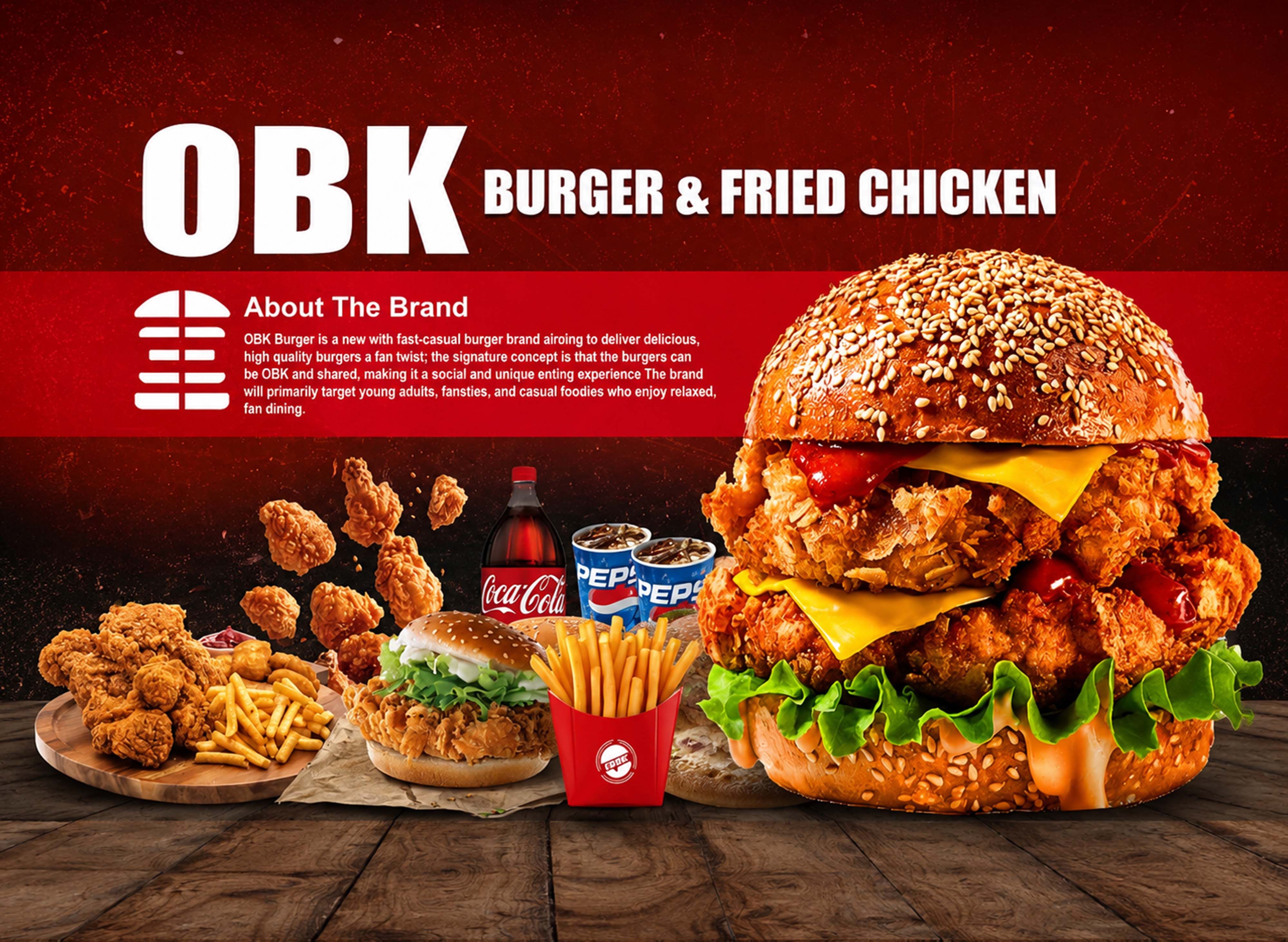OBK Burger & Chicken Wings (Chanmyathazi) vendor logo