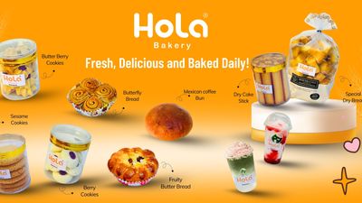 Hola Bakery & Cafe (ချမ်းအေးသာစံ)