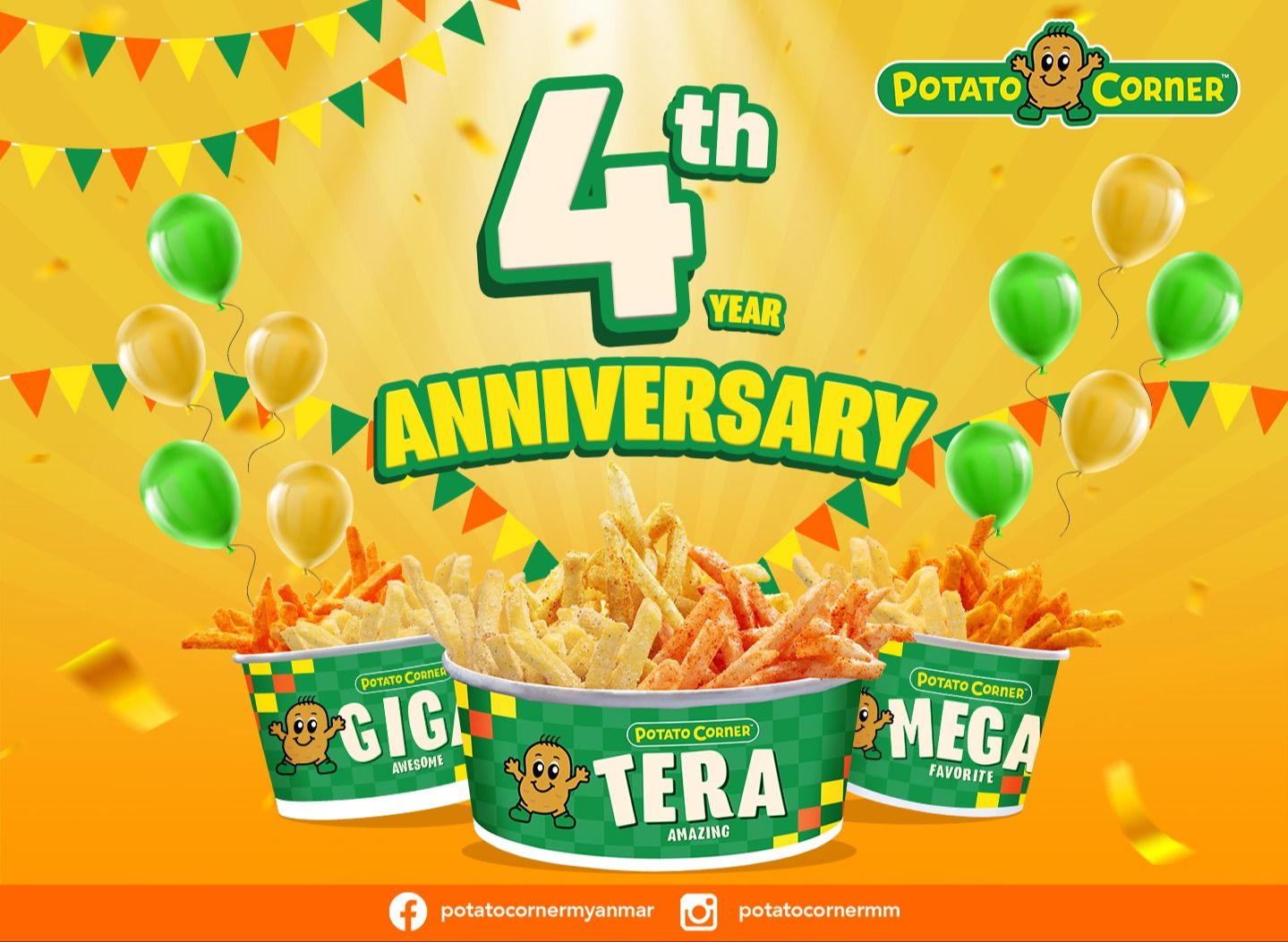 Potato Corner (Hlaing) Menu Order Online on foodpanda Myanmar