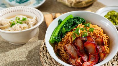 小牛叶记香滑云吞面 Wan Tan Mee
