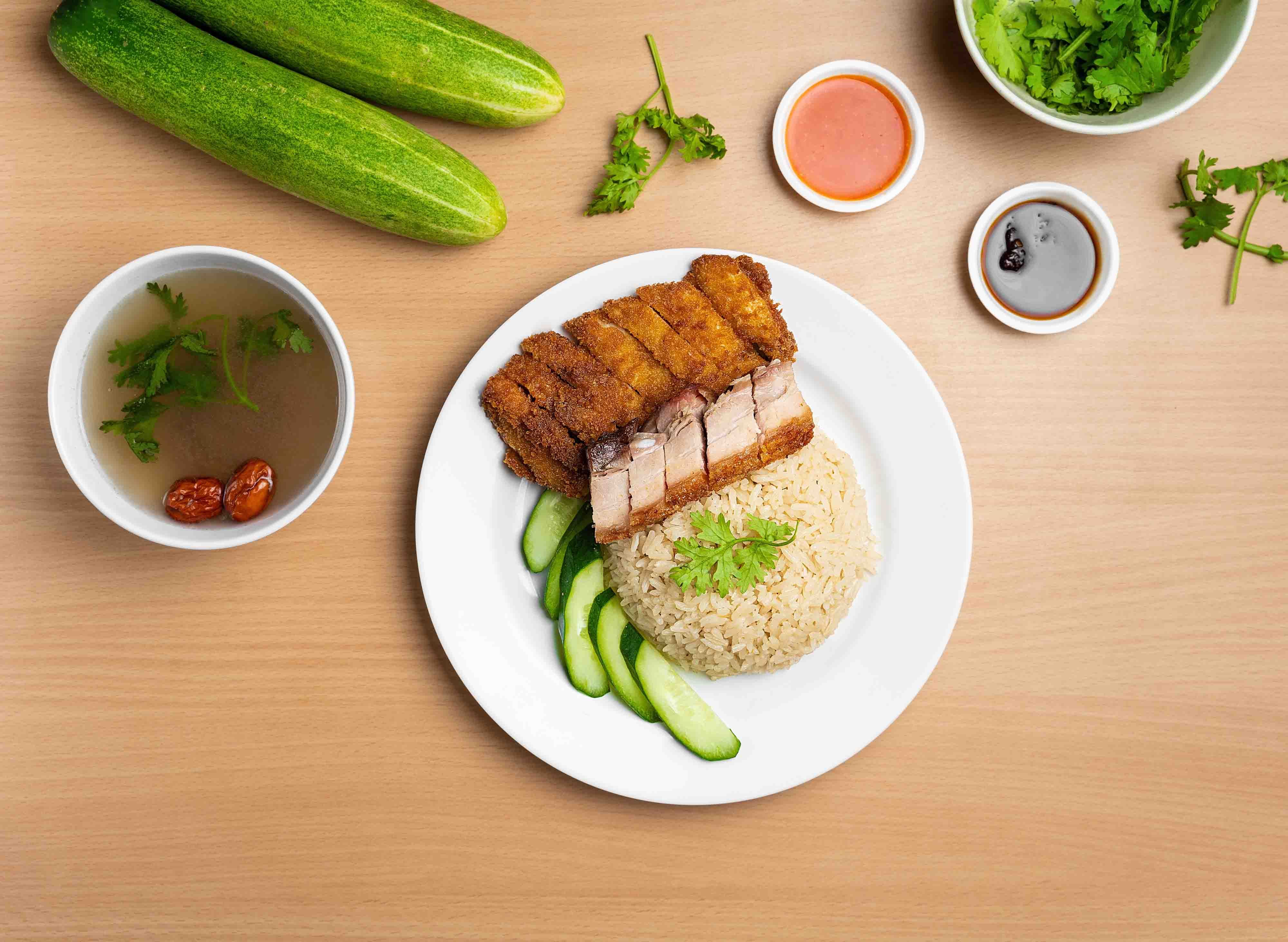 Chicken Chop Rice 鸡扒饭 @ E-Ting Foodcourt menu and delivery in