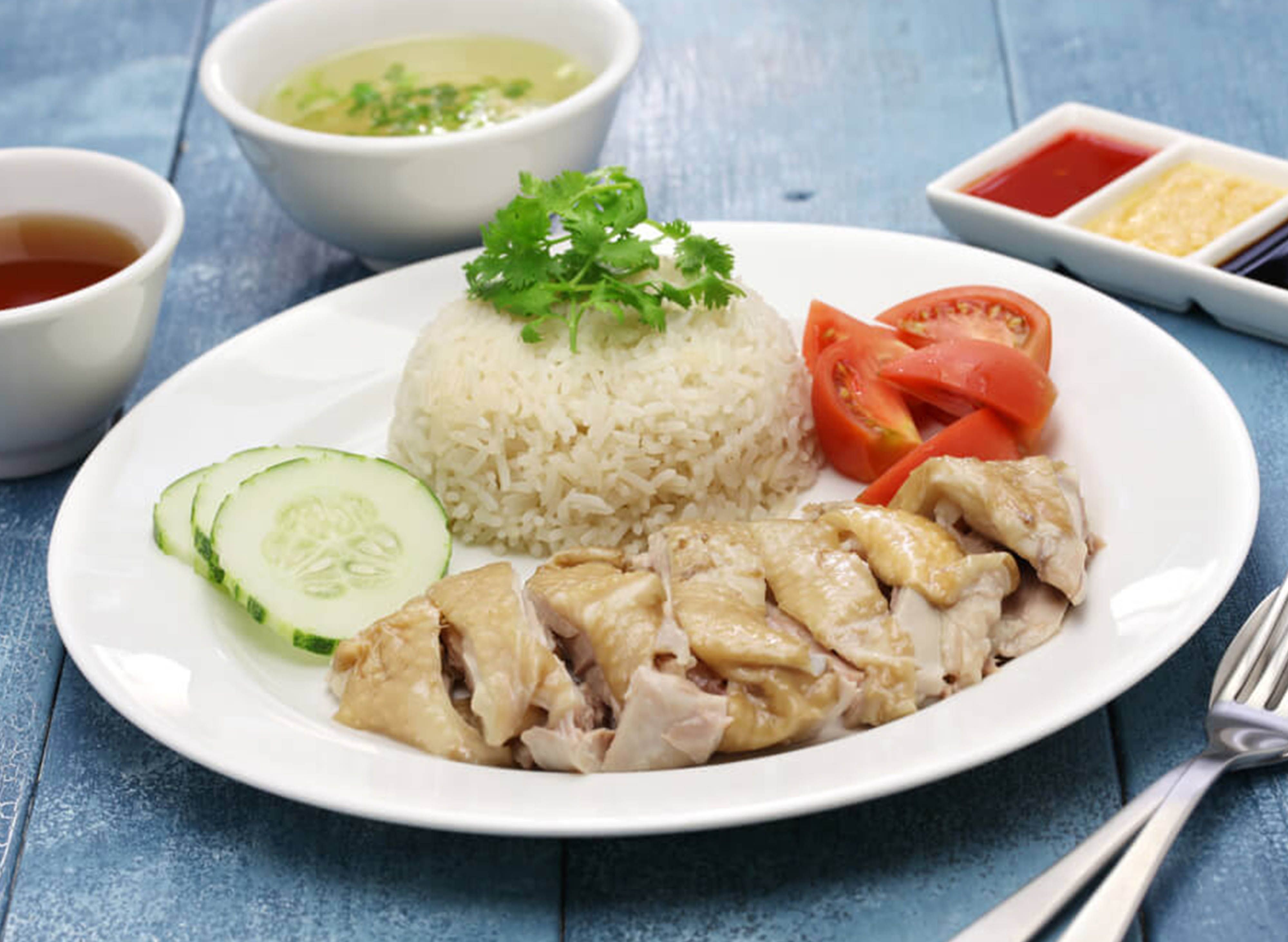 Steam chicken rice фото 27