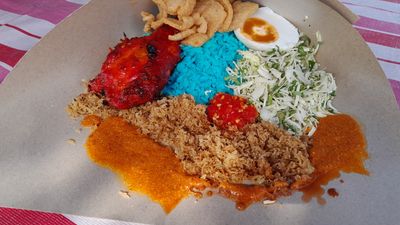 nasi kerabu tumis semboyan