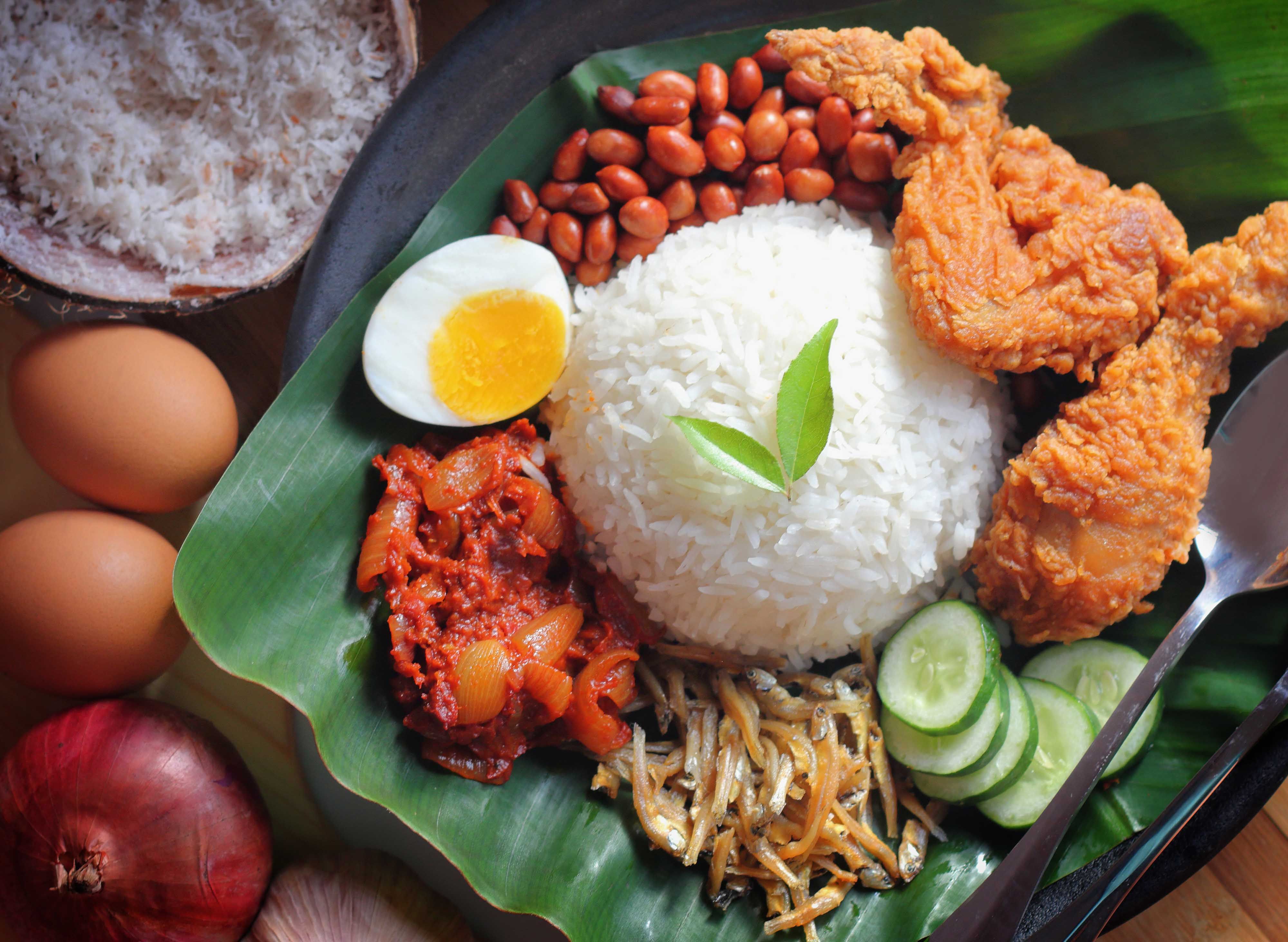 nasi lemak ayam