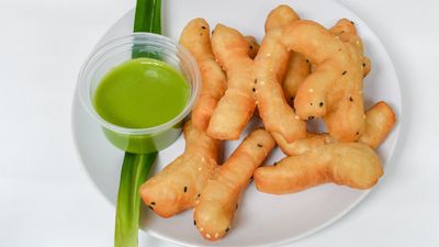 Papa Cha Koi Sos Pandan (Kg Lubok Jong)