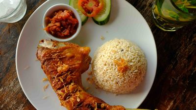 zhafran bubur nasi padu