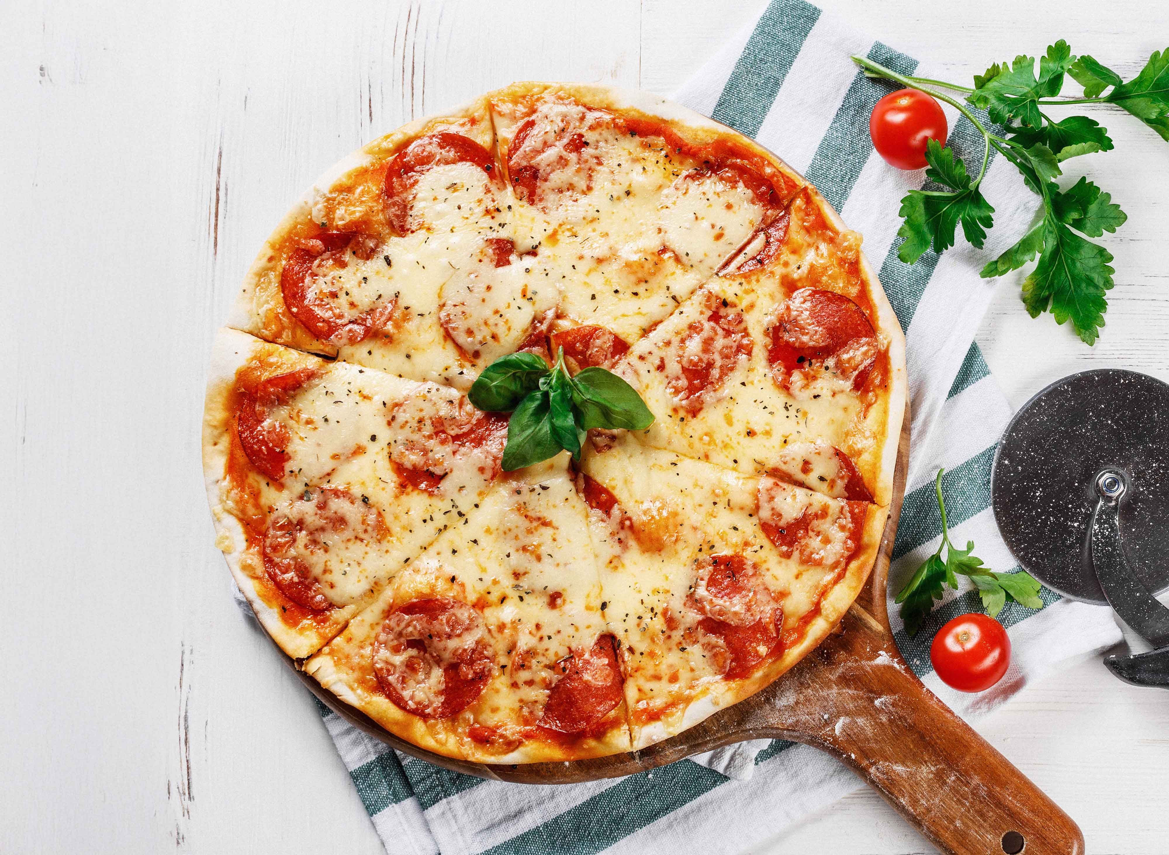Sedapdough Neapolitan style pizza vendor logo
