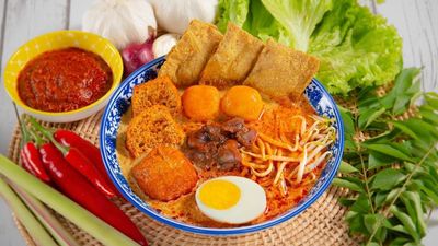 Hosay 咖喱面 酿豆腐 (Austin)