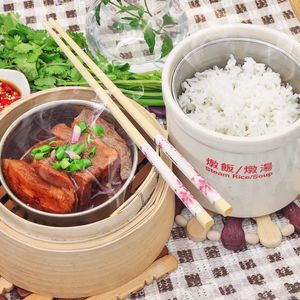 One Cage or Cover Cooking Bamboo Steamer Fish Rice Vegetable Snack