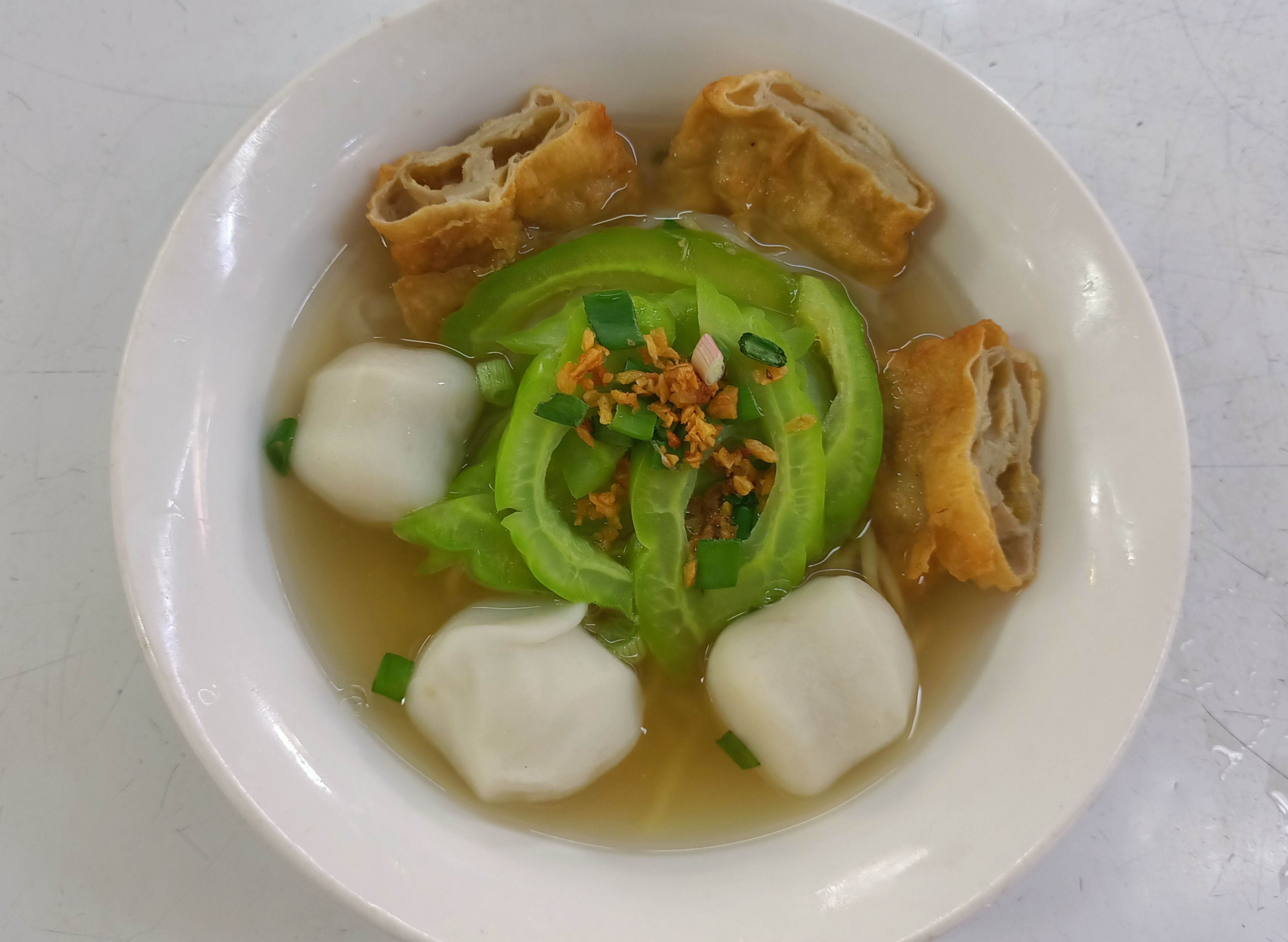 Bitter Gourd Fuzhou Balls Noodles Restoran Fa Cai menu and delivery in