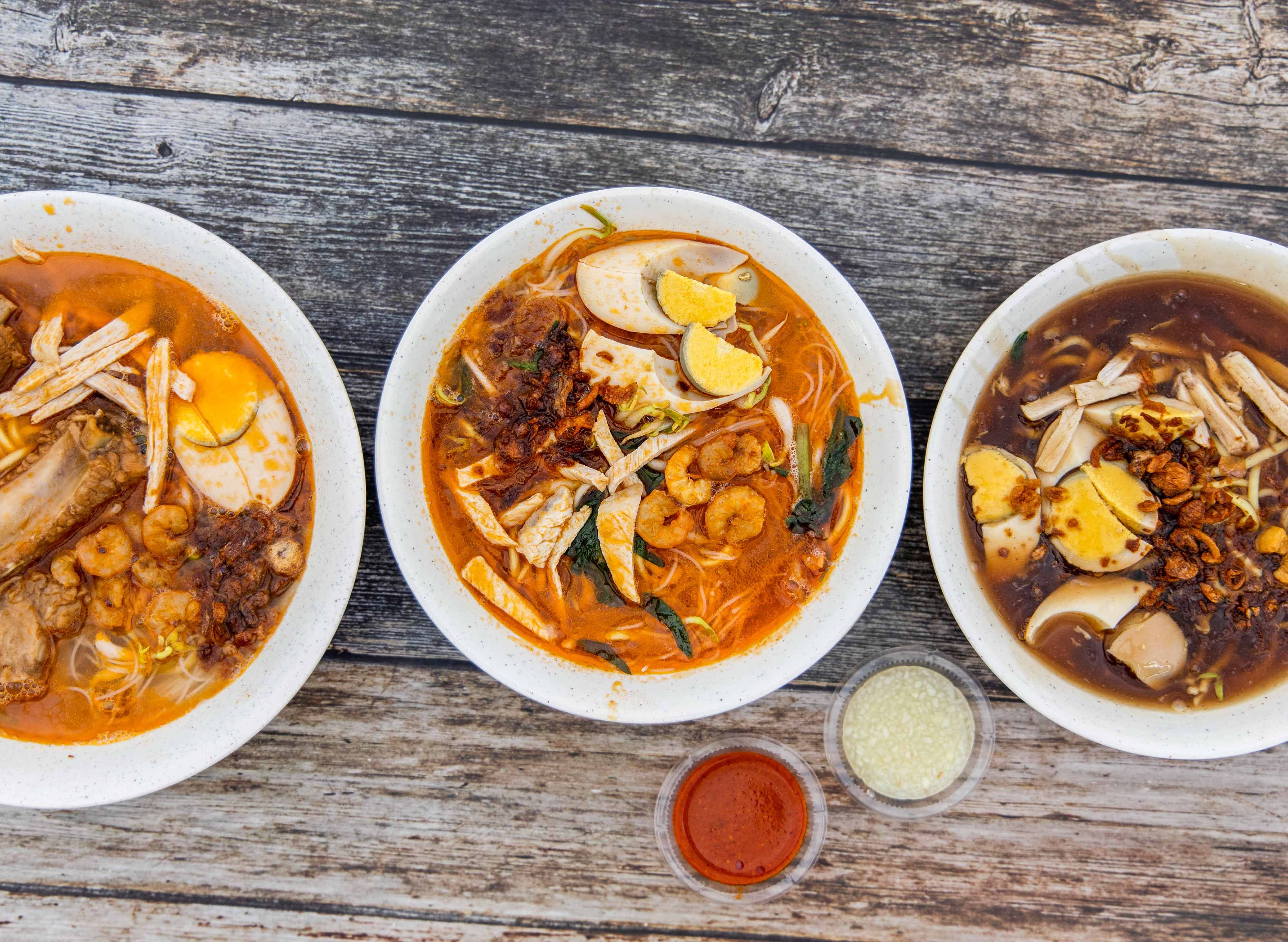 大丰夜市亞春槟城虾面/卤面 Penang Hokkien Prawn Mee / Lor Mee (Taman Sentosa Street