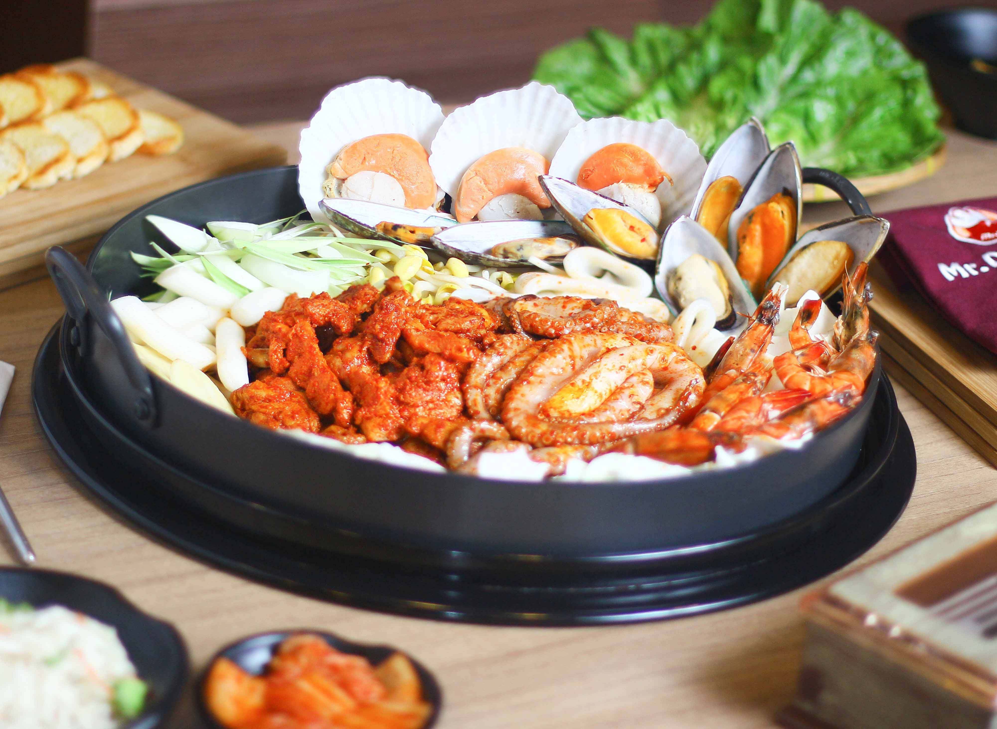 Dakgalbi menu deals