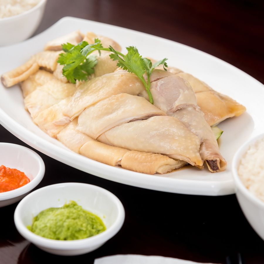 Hainanese Boneless Chicken Rice (Happy Lucky Cafe) Menu, Price ...