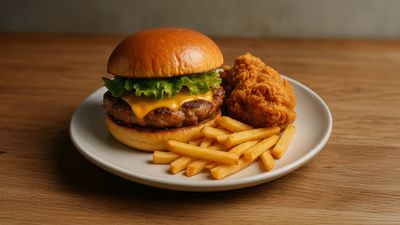 Eat Monster Burger 吃肉瘦 (Restoran Four Season Bercham)