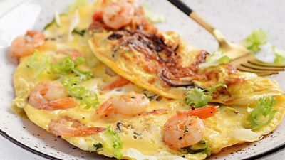 Fried Oyster Omelette Sotong Kangkong &  Jellyfish