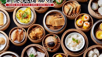 Hong Kong Style Chee Chung Fun (Yik Xiang Kopitiam)