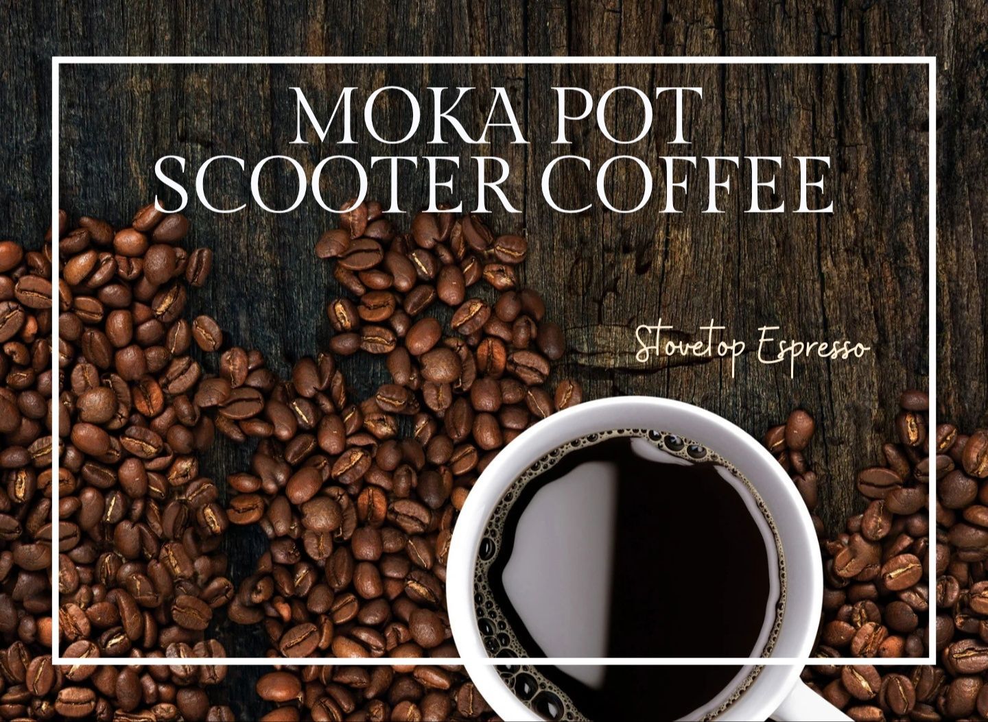 Moka Pot Scooter Coffee vendor logo