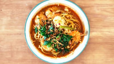 Mee Bandung Cikgu Rahman (Gerai Masjid Tg. Abu Bakar Raub)