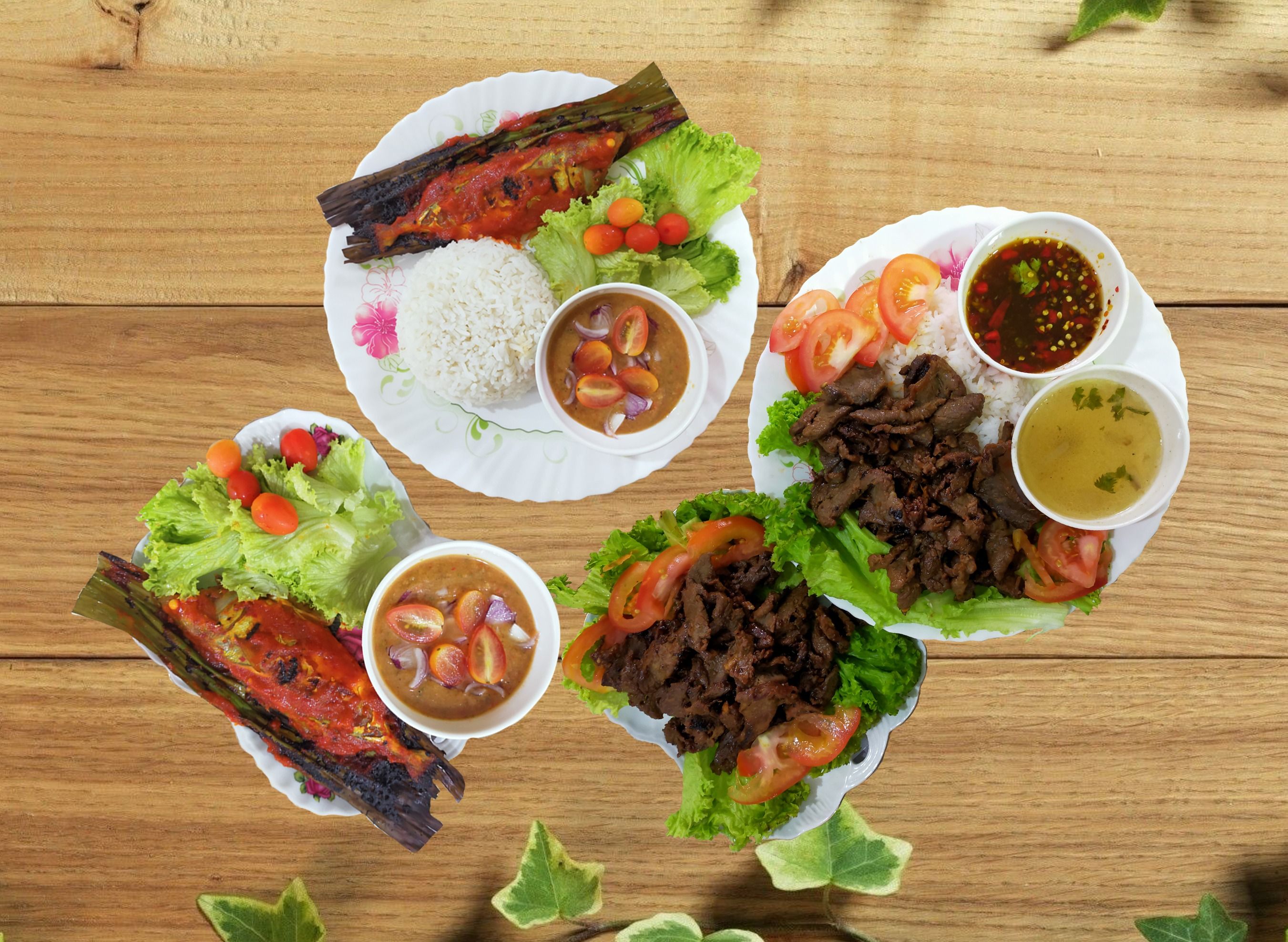 Daging Harimau Menangis & Ikan Bakar | Food Delivery from foodpanda