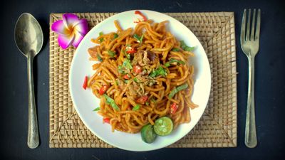 Pak Ali Sekeluarga (Bazaar Mara Foodrt Sarikei)
