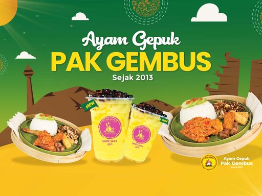 Ayam Gepuk Pak Gembus (Gong Badak) | Delivery