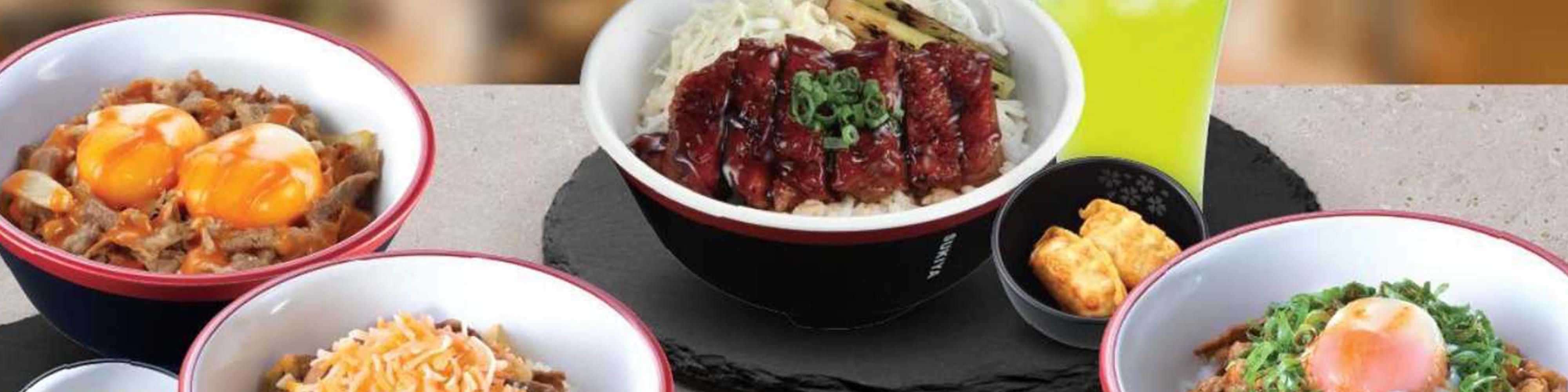 Sukiya Tokyo Bowl and Noodle Sunway Carnival menu and delivery in Perai