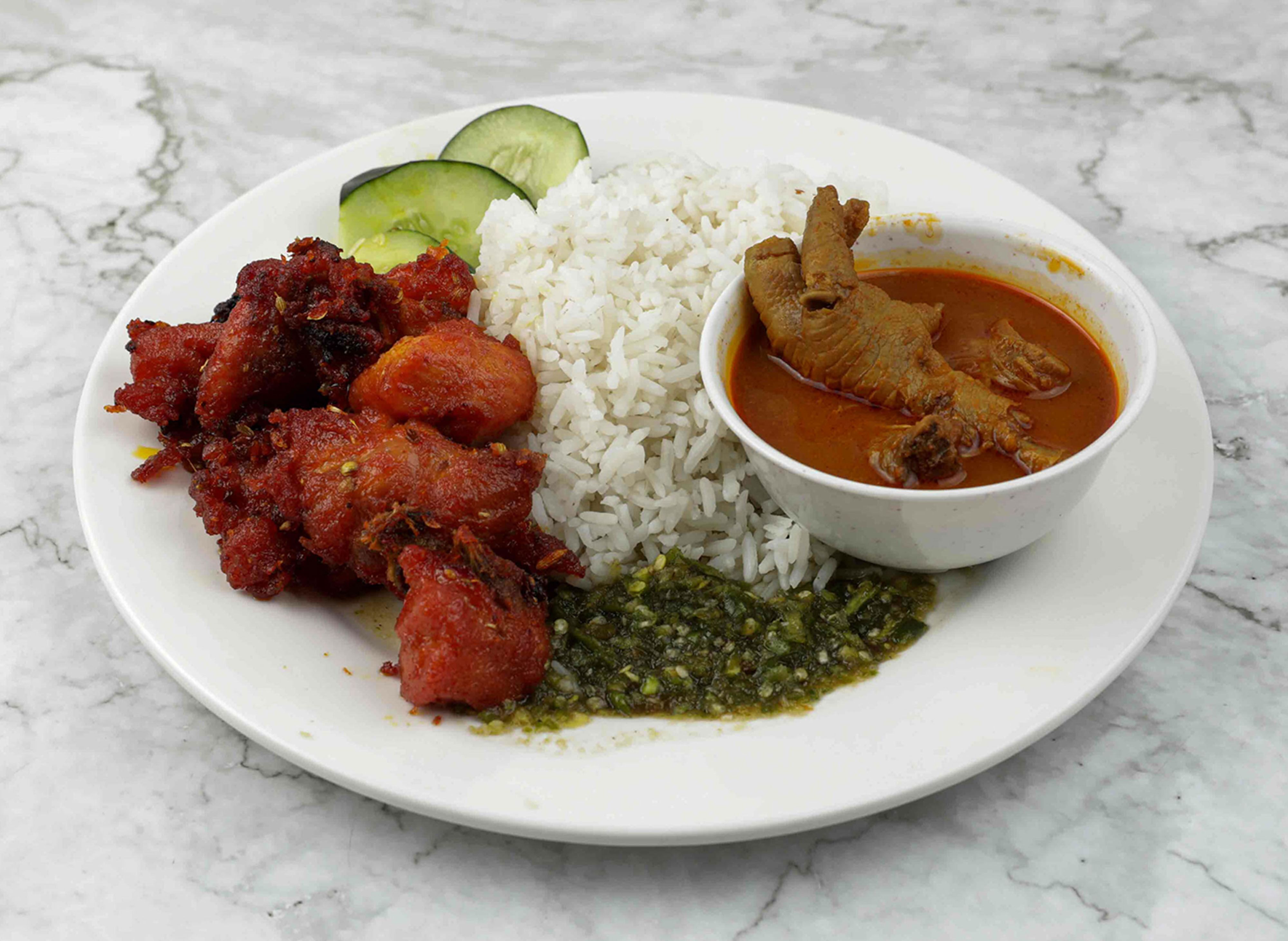 Nasi Berlauk Ayam Cincang Pandan | Food Delivery from foodpanda