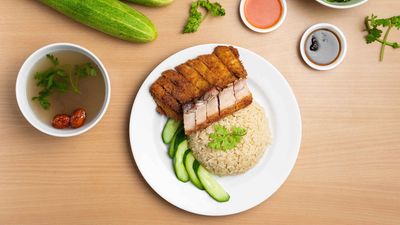 Roasted Chicken Rice - Sin Kim Seng Café
