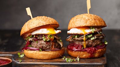 Burger Debab Ayam Crispy (Ambangan Heights)