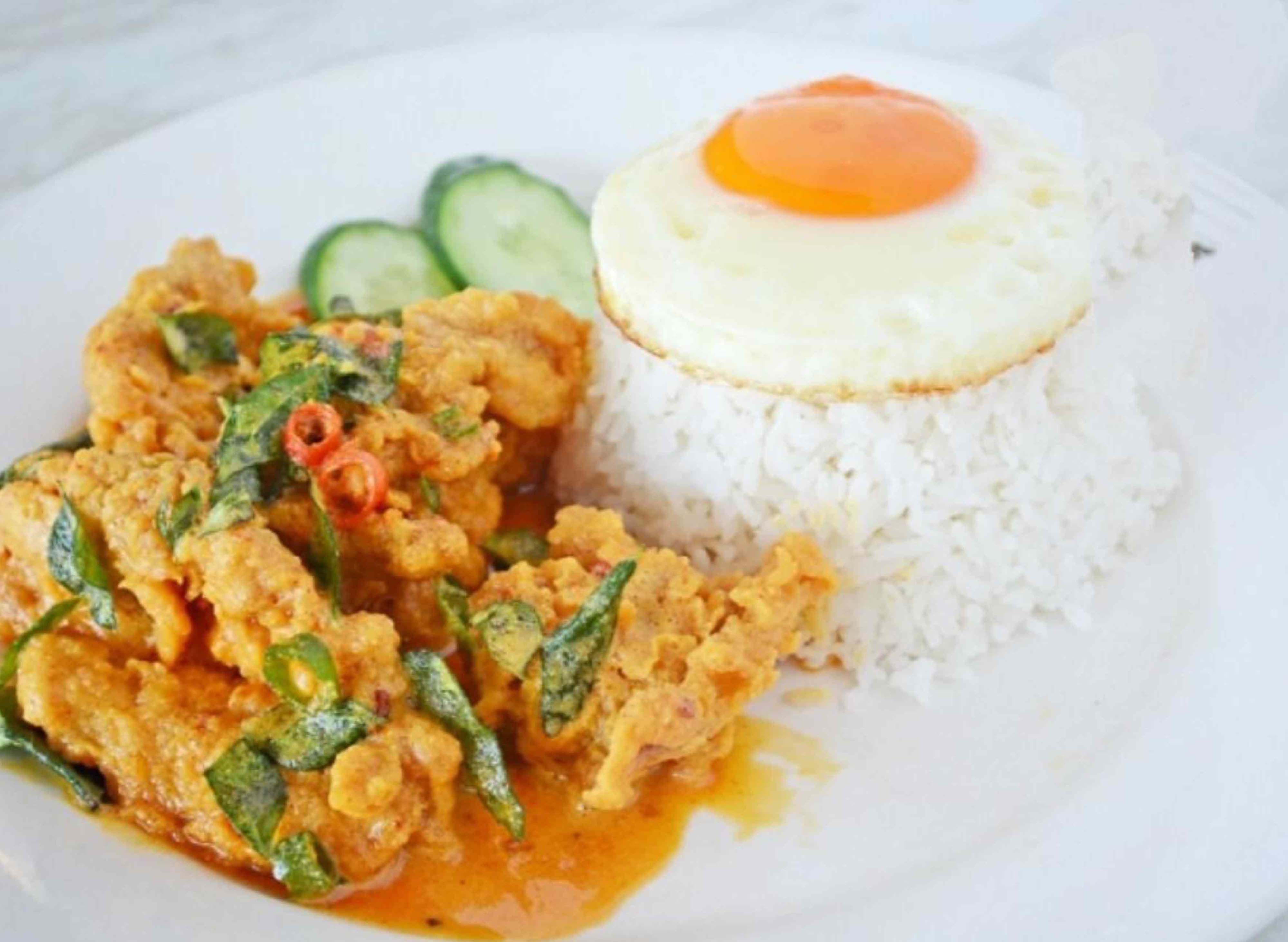 Single dish rice/fried noodles大排档小炒@majujaya foodcourt vendor logo