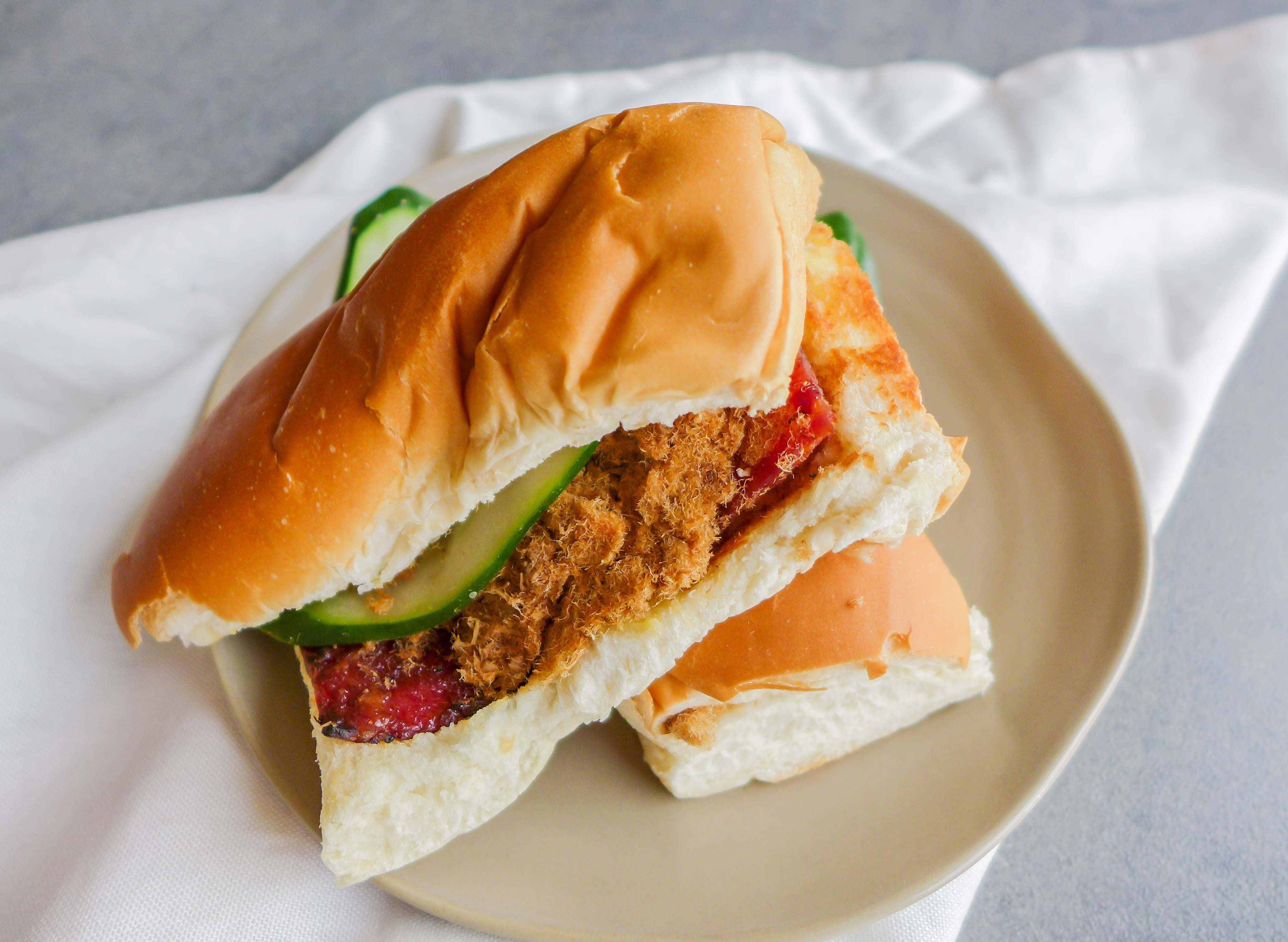 Fatty Dry Meat Chicken Floss Bread Mahkota Sentral Food Delivery