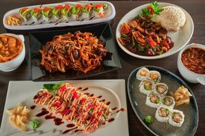 Silver Chopsticks & Sushi Torshov