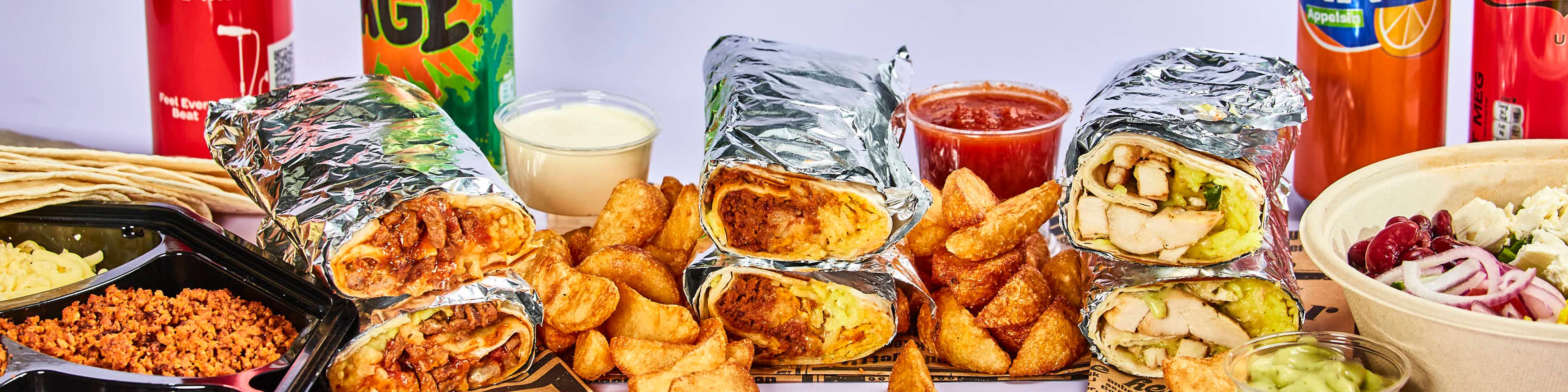 Take away fra Patron Burrito i Trondheim med foodoralevering, meny