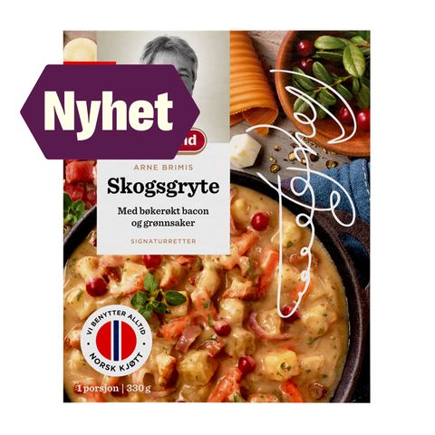 Fjordland Brimis Skogsgryte m/Røkt Bacon | 330g