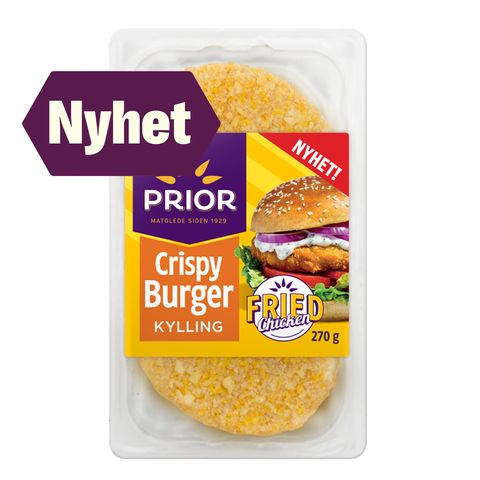 Prior Crispy Burger Av Kylling | 270g